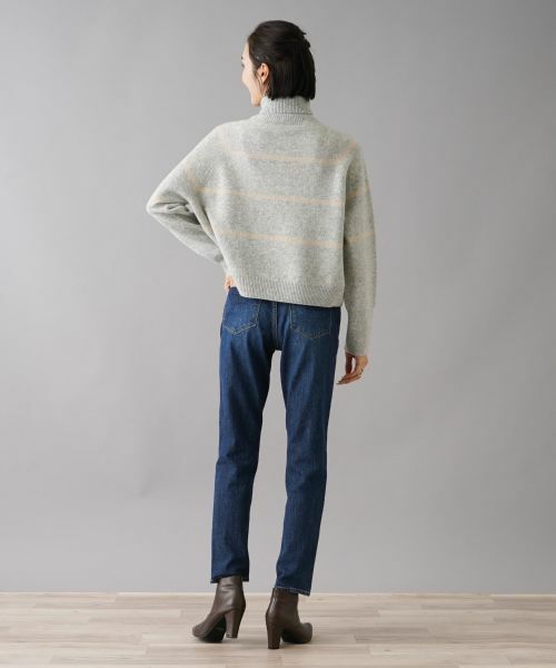 NEMIKA / ネミカ ニット・セーター | ボーダータートルネックニット【NEMIKA】 | 詳細3