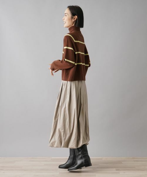 NEMIKA / ネミカ ニット・セーター | ボーダータートルネックニット【NEMIKA】 | 詳細6