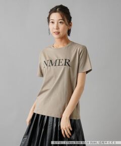 NEMIKA / ネミカ Tシャツ | ロゴ刺繍クルーネックTシャツ【NEMIKA】