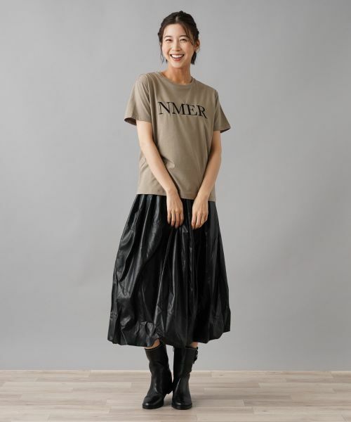 NEMIKA / ネミカ Tシャツ | ロゴ刺繍クルーネックTシャツ【NEMIKA】 | 詳細1