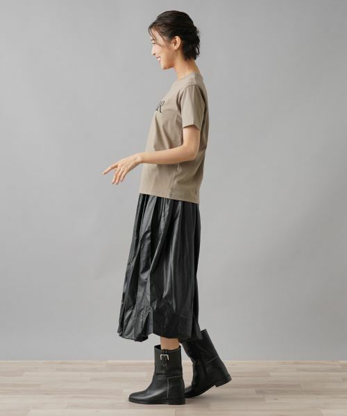 NEMIKA / ネミカ Tシャツ | ロゴ刺繍クルーネックTシャツ【NEMIKA】 | 詳細2