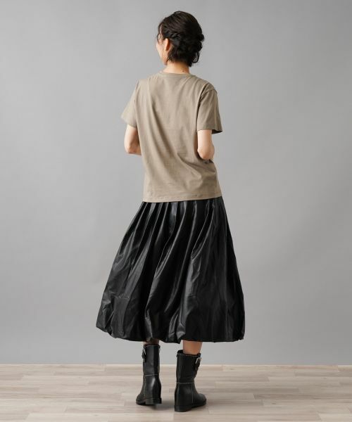 NEMIKA / ネミカ Tシャツ | ロゴ刺繍クルーネックTシャツ【NEMIKA】 | 詳細3