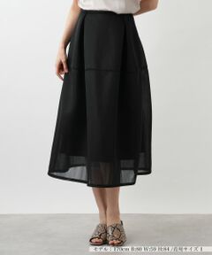 NEMIKA / ネミカ ミニ・ひざ丈スカート | シアーフレアスカート【NEMIKA】