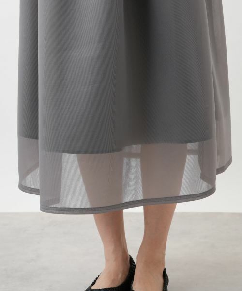 NEMIKA / ネミカ ミニ・ひざ丈スカート | シアーフレアスカート【NEMIKA】 | 詳細13