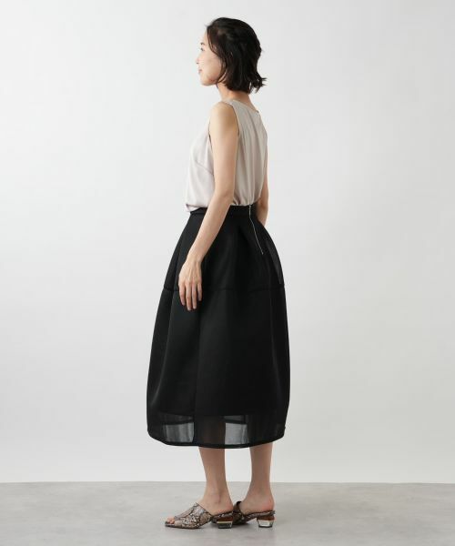 NEMIKA / ネミカ ミニ・ひざ丈スカート | シアーフレアスカート【NEMIKA】 | 詳細2