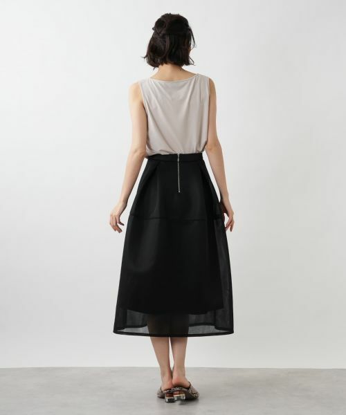 NEMIKA / ネミカ ミニ・ひざ丈スカート | シアーフレアスカート【NEMIKA】 | 詳細3