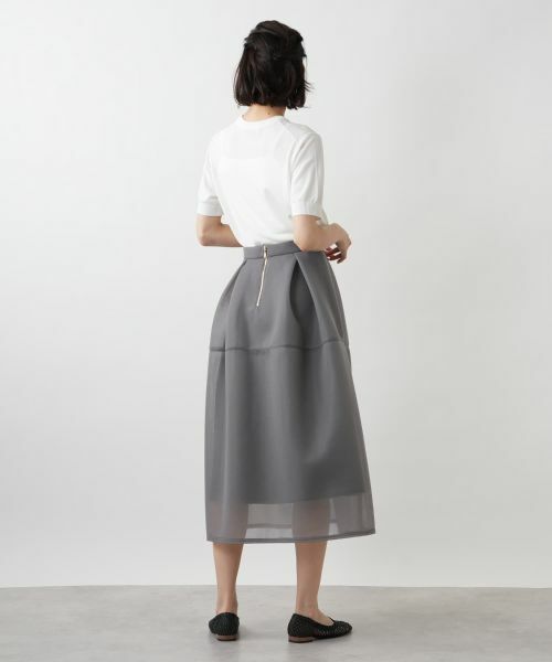 NEMIKA / ネミカ ミニ・ひざ丈スカート | シアーフレアスカート【NEMIKA】 | 詳細6