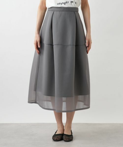 NEMIKA / ネミカ ミニ・ひざ丈スカート | シアーフレアスカート【NEMIKA】 | 詳細7