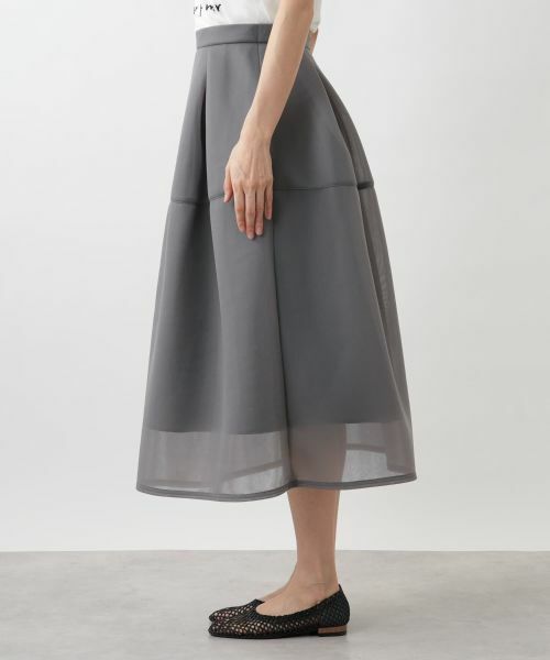 NEMIKA / ネミカ ミニ・ひざ丈スカート | シアーフレアスカート【NEMIKA】 | 詳細8