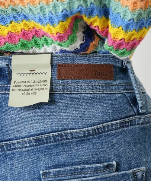 NEMIKA / ネミカ デニムパンツ | ワイドフレアデニムパンツ【YANUK】 | 詳細10