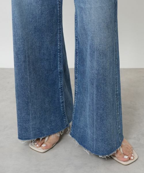 NEMIKA / ネミカ デニムパンツ | ワイドフレアデニムパンツ【YANUK】 | 詳細11