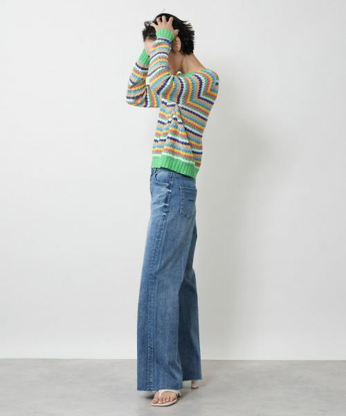 NEMIKA / ネミカ デニムパンツ | ワイドフレアデニムパンツ【YANUK】 | 詳細2