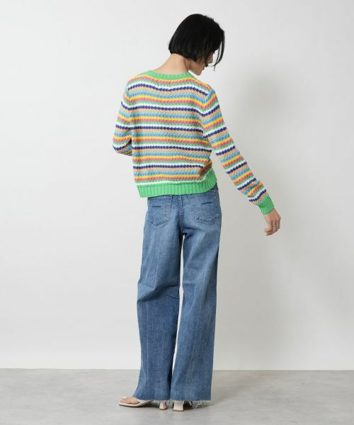 NEMIKA / ネミカ デニムパンツ | ワイドフレアデニムパンツ【YANUK】 | 詳細3