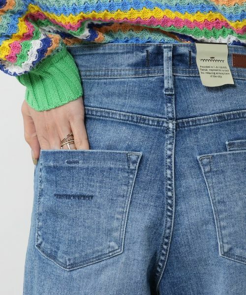 NEMIKA / ネミカ デニムパンツ | ワイドフレアデニムパンツ【YANUK】 | 詳細9