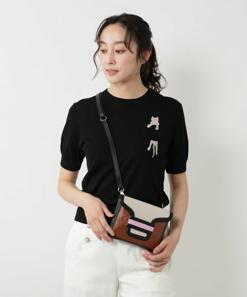 NEMIKA / ネミカ メッセンジャーバッグ・ウエストポーチ | レザーミニバッグ【PIERRE HARDY】 | 詳細7