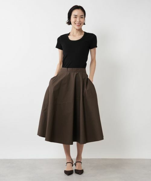 NEMIKA / ネミカ ミニ・ひざ丈スカート | フレアミディスカート【SCAGLIONE】 | 詳細1