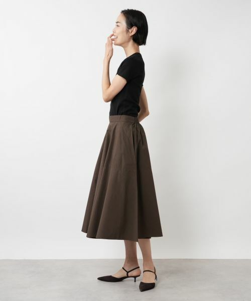 NEMIKA / ネミカ ミニ・ひざ丈スカート | フレアミディスカート【SCAGLIONE】 | 詳細2