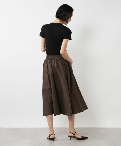 NEMIKA / ネミカ ミニ・ひざ丈スカート | フレアミディスカート【SCAGLIONE】 | 詳細3