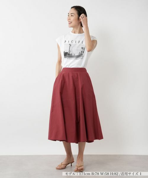 NEMIKA / ネミカ ミニ・ひざ丈スカート | フレアミディスカート【SCAGLIONE】 | 詳細7