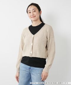 NEMIKA / ネミカ カーディガン・ボレロ | Vネックニットカーディガン【SCAGLIONE】