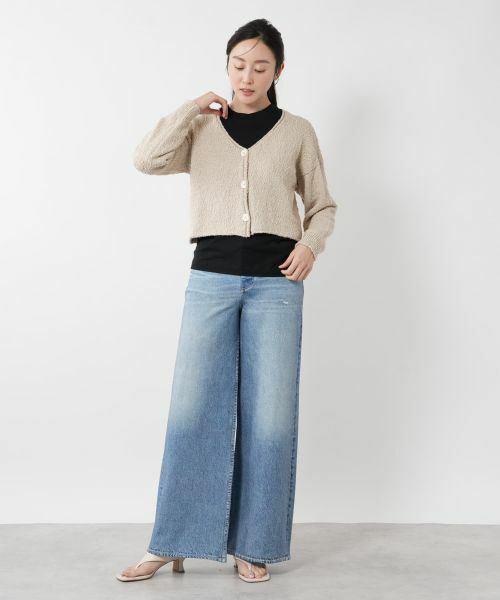 NEMIKA / ネミカ カーディガン・ボレロ | Vネックニットカーディガン【SCAGLIONE】 | 詳細1