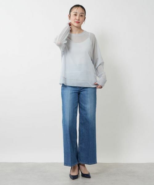 NEMIKA / ネミカ デニムパンツ | ワイドストレートデニムパンツ【UPPER HIGHTS】 | 詳細1