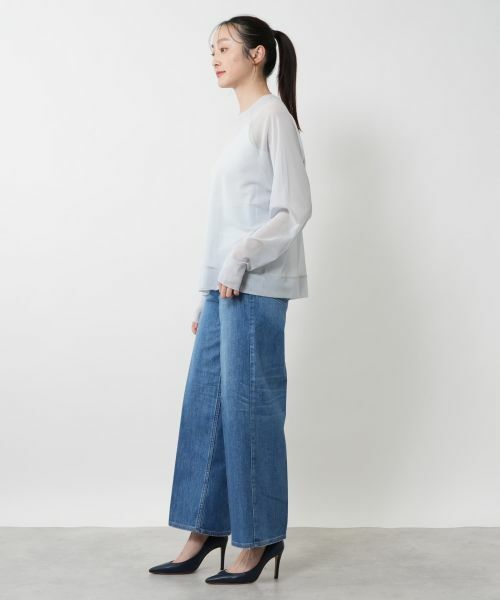 NEMIKA / ネミカ デニムパンツ | ワイドストレートデニムパンツ【UPPER HIGHTS】 | 詳細2