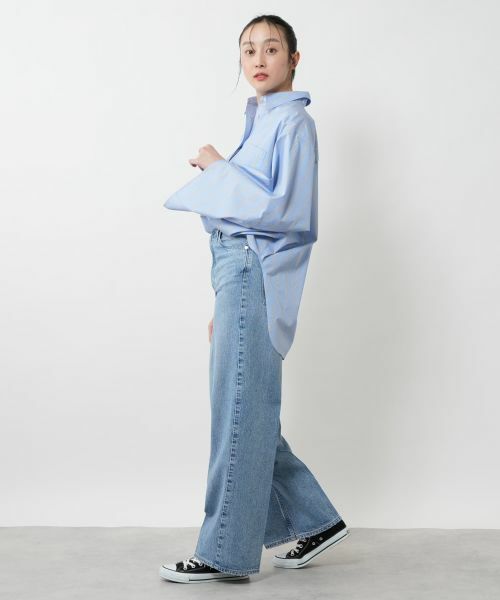 NEMIKA / ネミカ デニムパンツ | ワイドストレートデニムパンツ【UPPER HIGHTS】 | 詳細5