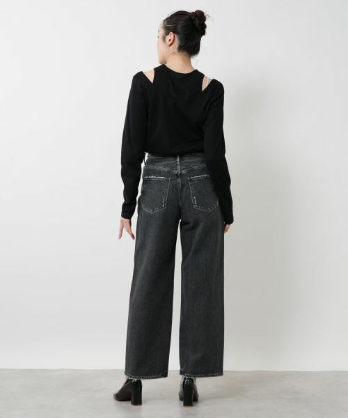 NEMIKA / ネミカ デニムパンツ | ワイドストレートデニムパンツ【UPPER HIGHTS】 | 詳細3