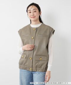 NEMIKA / ネミカ テーラードジャケット | レザーベスト【STUDIO AR】