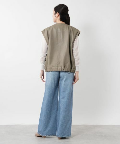 NEMIKA / ネミカ テーラードジャケット | レザーベスト【STUDIO AR】 | 詳細3