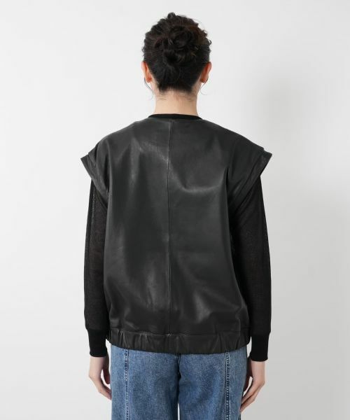 NEMIKA / ネミカ テーラードジャケット | レザーベスト【STUDIO AR】 | 詳細9
