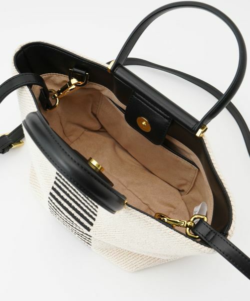 NEMIKA / ネミカ トートバッグ | ストライプデザインハンドバッグ【SINBONO】 | 詳細3