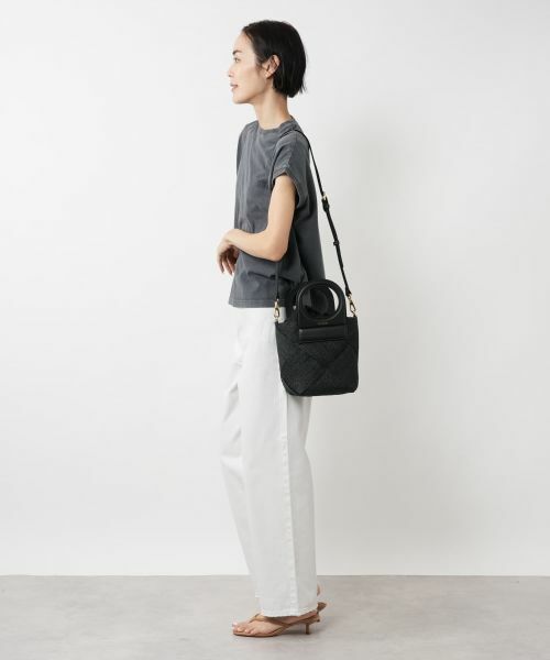 NEMIKA / ネミカ ハンドバッグ | アバカメッシュバケットバッグ【VIOLAd’ORO】 | 詳細9