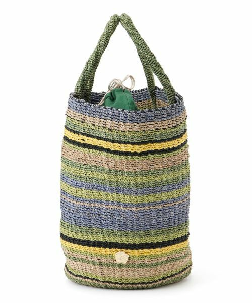 NEMIKA / ネミカ トートバッグ | マルチボーダーカゴバッグ【VIOLAd’ORO】 | 詳細1