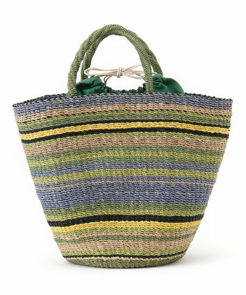 NEMIKA / ネミカ トートバッグ | マルチボーダーカゴバッグ【VIOLAd’ORO】 | 詳細2