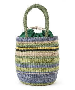 NEMIKA / ネミカ ハンドバッグ | マルチボーダーカゴバッグ【VIOLAd’ORO】