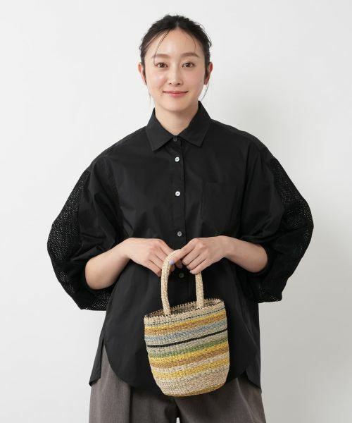 NEMIKA / ネミカ ハンドバッグ | マルチボーダーカゴバッグ【VIOLAd’ORO】 | 詳細11