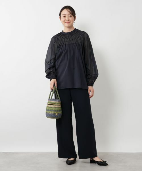 NEMIKA / ネミカ ハンドバッグ | マルチボーダーカゴバッグ【VIOLAd’ORO】 | 詳細12