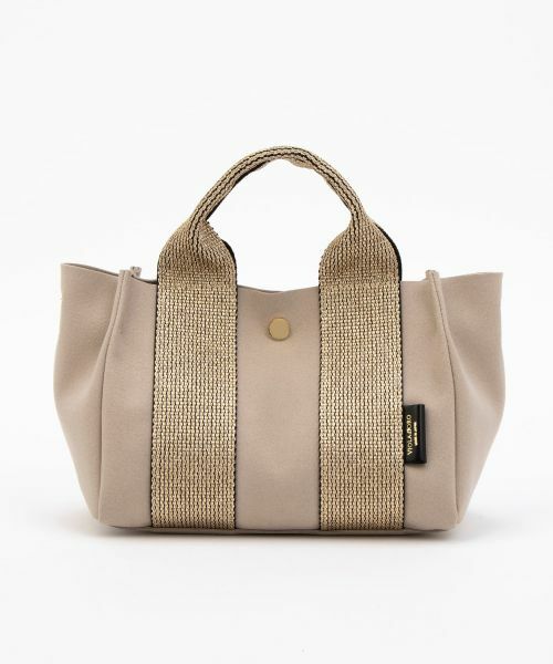 NEMIKA / ネミカ ハンドバッグ | ラメテープミニトートバッグ【VIOLAd’ORO】（ベージュ）