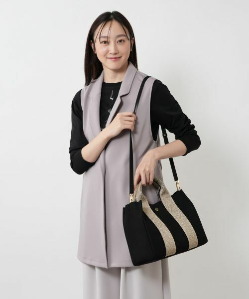 NEMIKA / ネミカ トートバッグ | ラメテープトートバッグ【VIOLAd’ORO】 | 詳細5