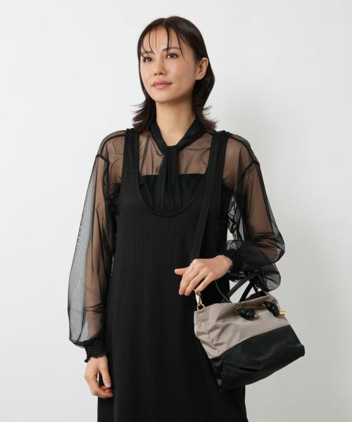 NEMIKA / ネミカ トートバッグ | バイカラーナイロントートバッグ【VIOLAd’ORO】 | 詳細3