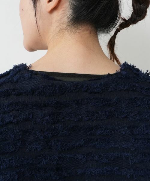NEMIKA / ネミカ カーディガン・ボレロ | フリンジニットジャケット【THREE DOTS】 | 詳細11
