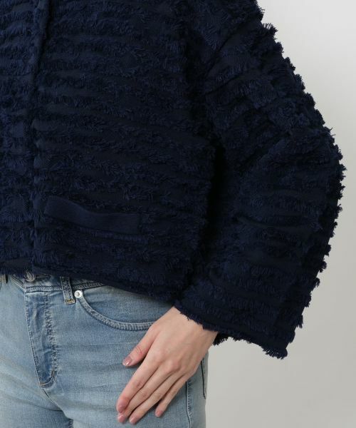 NEMIKA / ネミカ カーディガン・ボレロ | フリンジニットジャケット【THREE DOTS】 | 詳細13