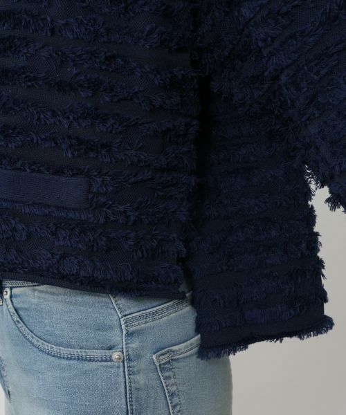 NEMIKA / ネミカ カーディガン・ボレロ | フリンジニットジャケット【THREE DOTS】 | 詳細14