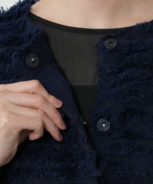 NEMIKA / ネミカ カーディガン・ボレロ | フリンジニットジャケット【THREE DOTS】 | 詳細15