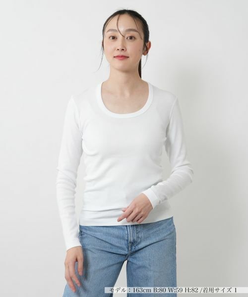 NEMIKA / ネミカ Tシャツ | クルーネックトップス【THREE DOTS】(アイボリー)