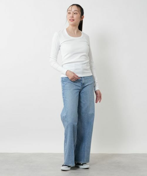 NEMIKA / ネミカ Tシャツ | クルーネックトップス【THREE DOTS】 | 詳細1