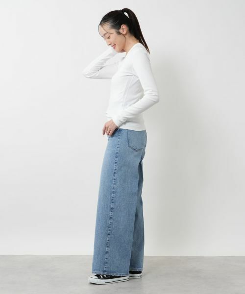 NEMIKA / ネミカ Tシャツ | クルーネックトップス【THREE DOTS】 | 詳細2