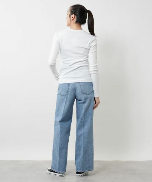 NEMIKA / ネミカ Tシャツ | クルーネックトップス【THREE DOTS】 | 詳細3